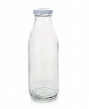 Бутылка 0,25л с крышкой для молока/сока 